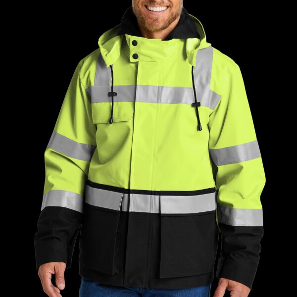 Ansi 107 Class 3 Waterproof Ripstop 3 In 1 Parka Thumbnail