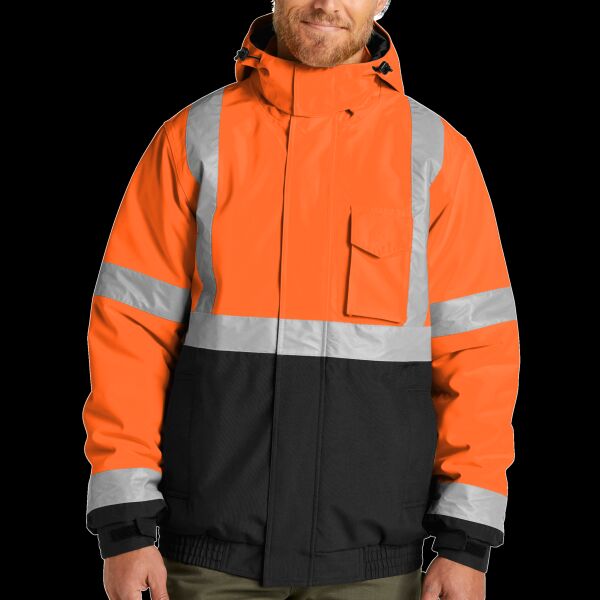Ansi 107 Class 3 Economy Waterproof Insulated Bomber Jacket Thumbnail