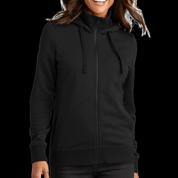 Women's Smooth Fleece Hooded Jacket Thumbnail