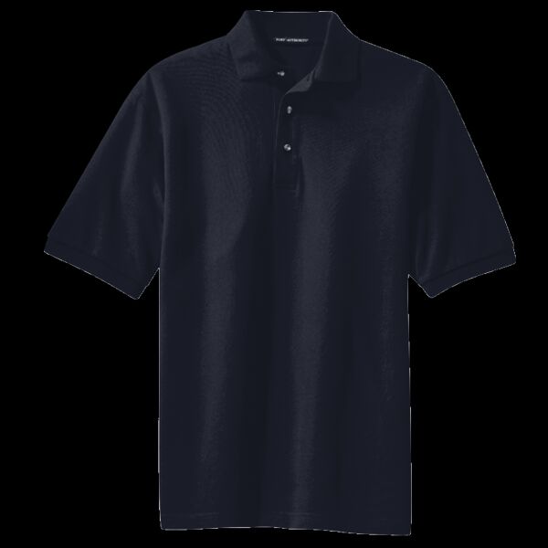 Tall Heavyweight Cotton Pique Polo Thumbnail