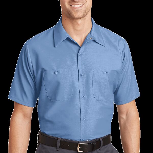 Long Size, Short Sleeve Industrial Work Shirt Thumbnail