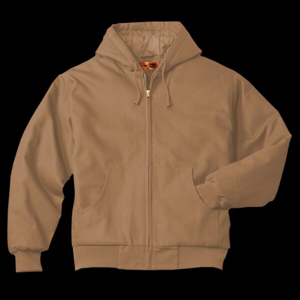 Tall Duck Cloth Hooded Work Jacket Thumbnail