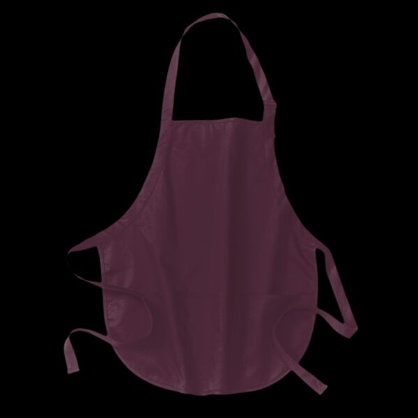Medium Length Apron with Pouch Pockets Thumbnail