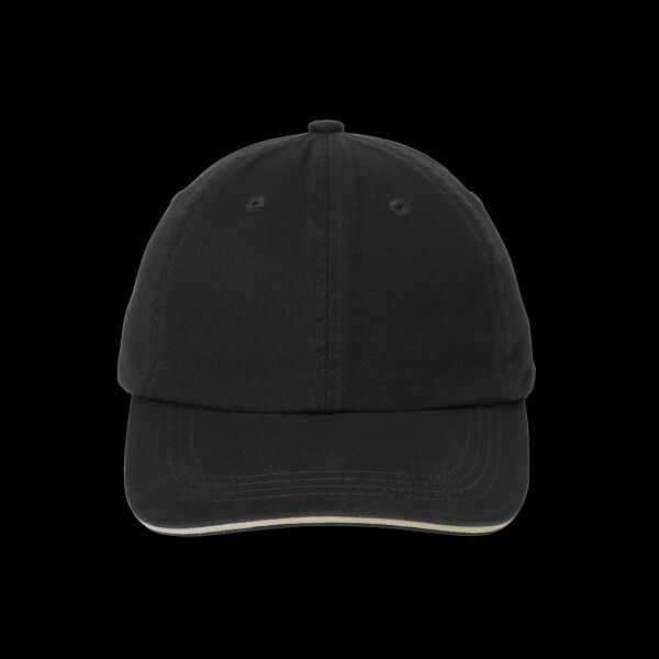 Sandwich Bill Cap with Striped Closure Thumbnail