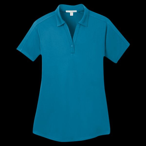 Women's Diamond Jacquard Polo Thumbnail