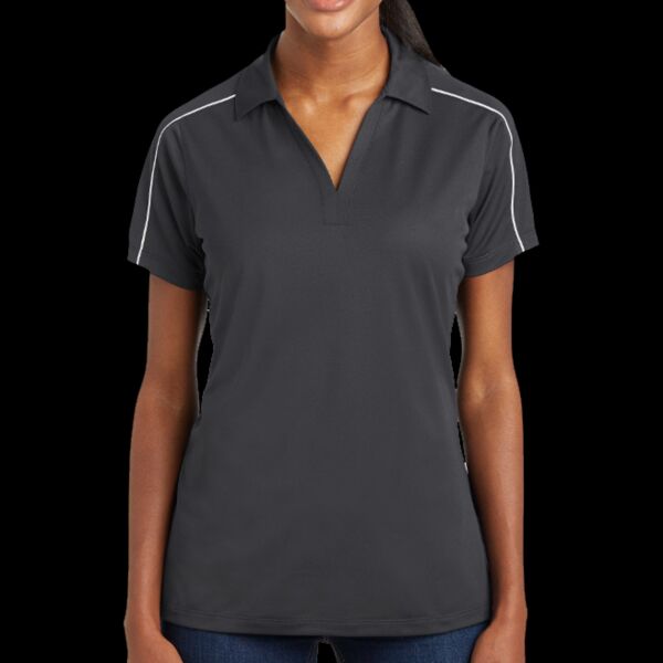 Women's Micropique Sport Wick ® Piped Polo Thumbnail