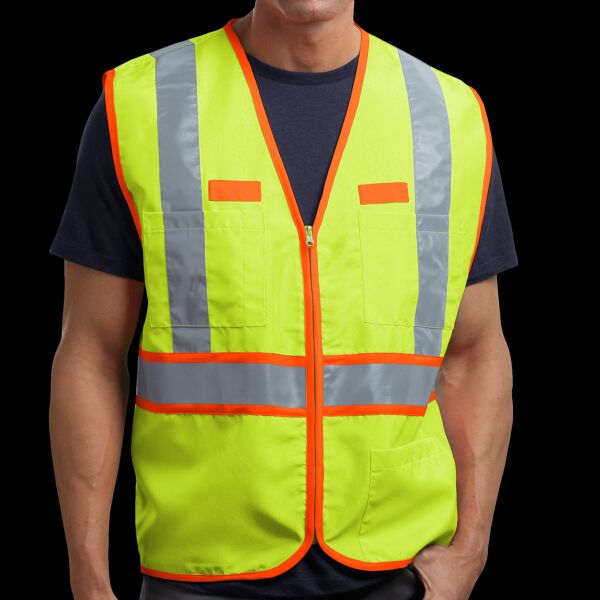Ansi 107 Class 2 Dual Color Safety Vest Thumbnail