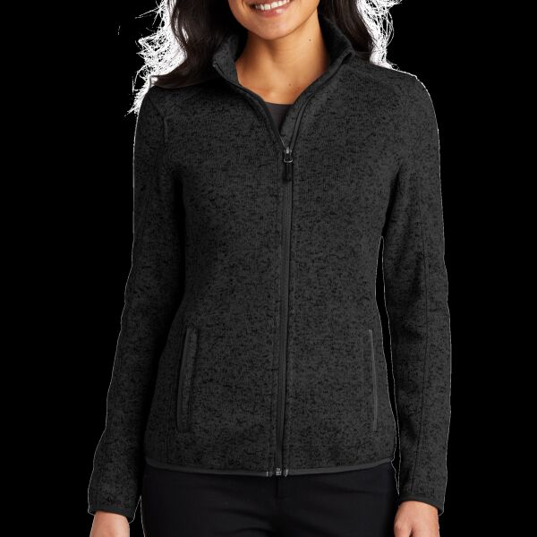 Women's Sweater Fleece Jacket Thumbnail
