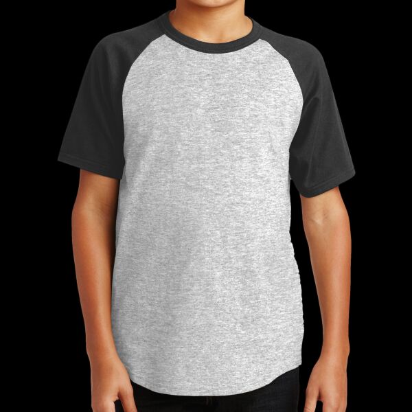 Youth Short Sleeve Colorblock Raglan Jersey Thumbnail