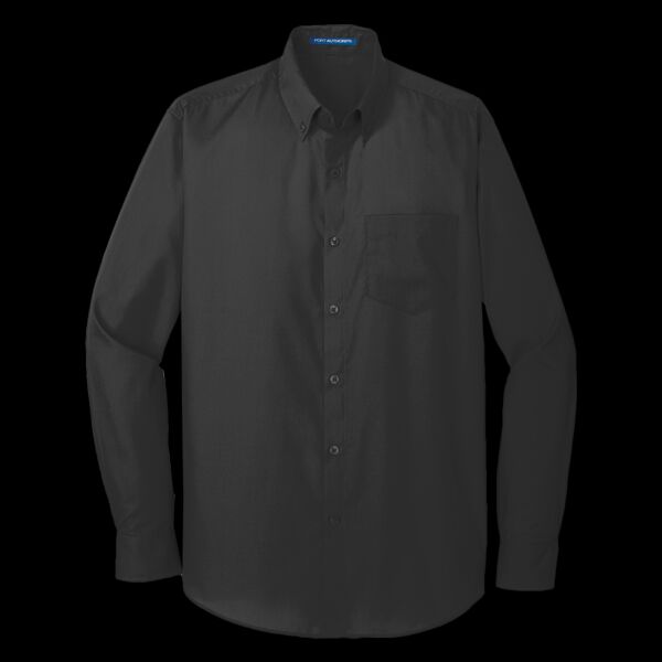 Long Sleeve Carefree Poplin Shirt Thumbnail