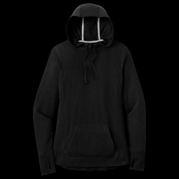 Women's PosiCharge ® Tri Blend Wicking Fleece Hooded Pullover Thumbnail