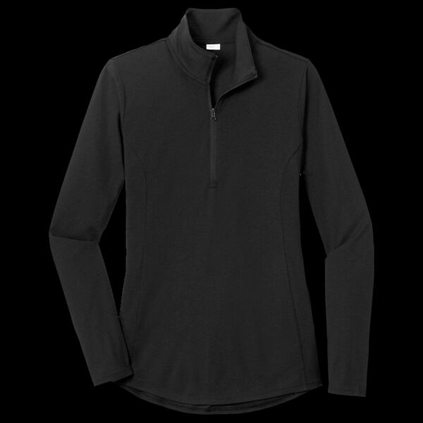 Women's PosiCharge ® Tri Blend Wicking 1/4 Zip Pullover Thumbnail