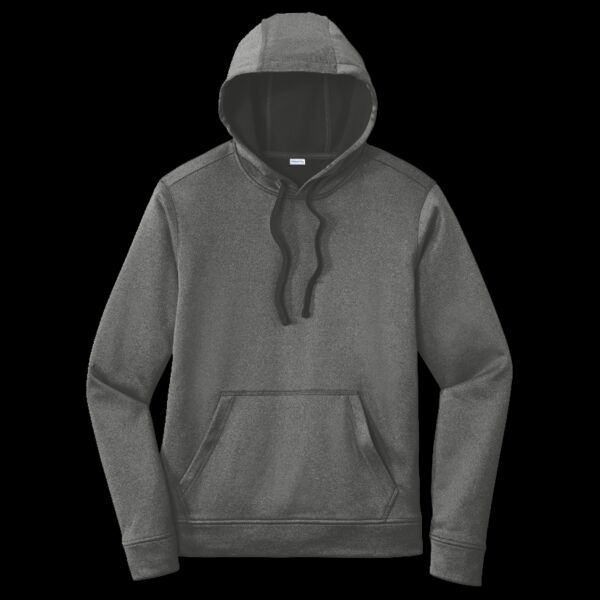 PosiCharge ® Sport Wick ® Heather Fleece Hooded Pullover Thumbnail