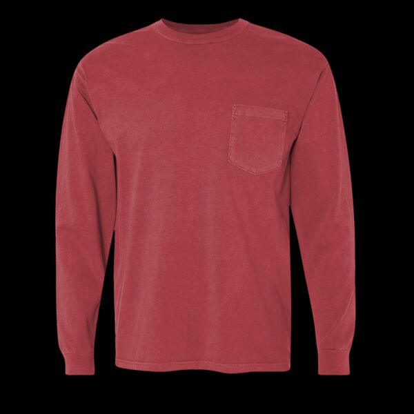 Heavyweight Ring Spun Long Sleeve Pocket Tee Thumbnail