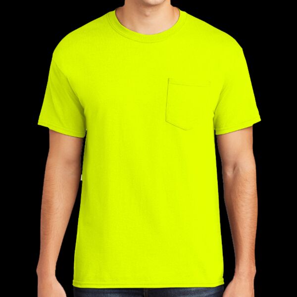 Heavy Cotton 100% Cotton Pocket T Shirt Thumbnail