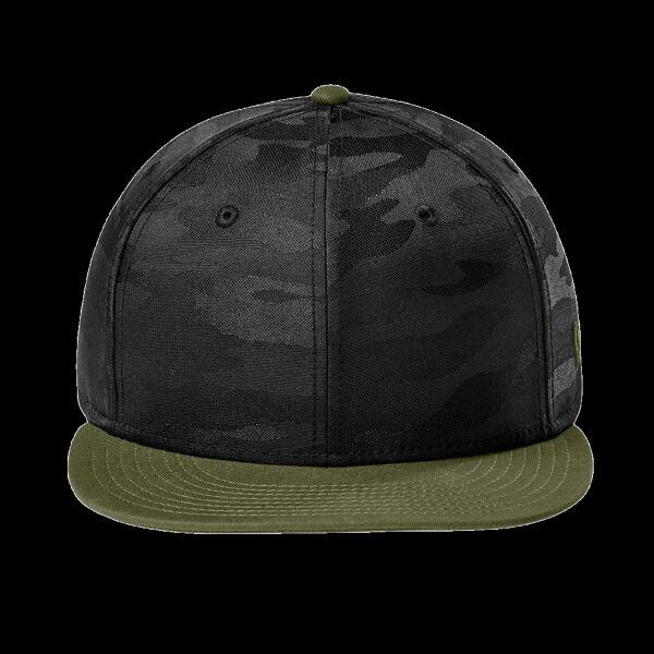 Camo Flat Bill Snapback Cap Thumbnail