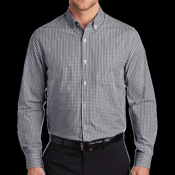 Broadcloth Gingham Easy Care Shirt Thumbnail