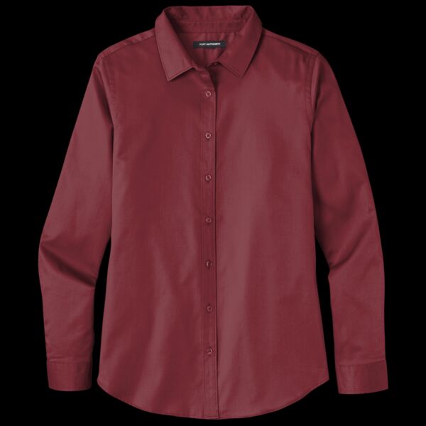 Women's Long Sleeve SuperPro React Twill Shirt Thumbnail