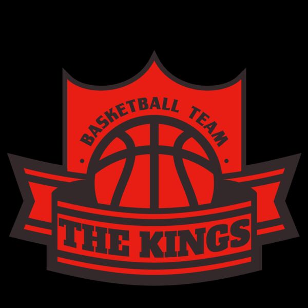 The Kings Basketball team Logo Template Thumbnail