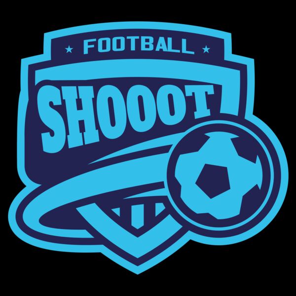 Shoot Football logo template Thumbnail