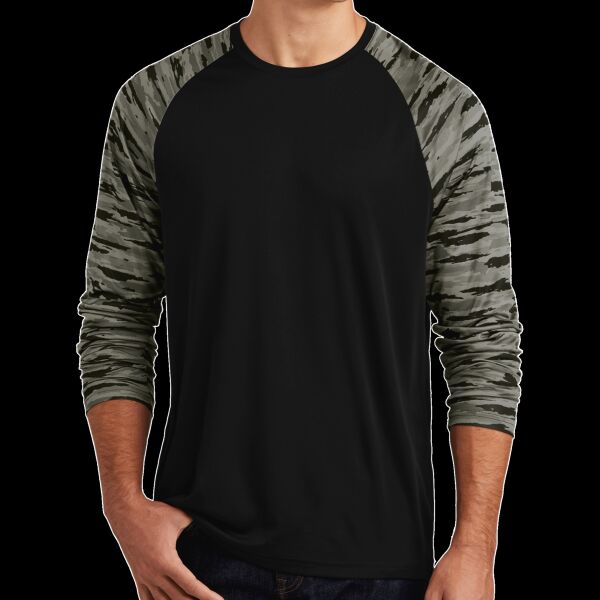 Drift Camo Colorblock Long Sleeve Tee Thumbnail