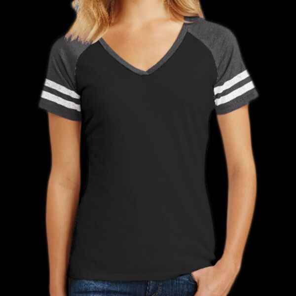 Women's Game V Neck Tee Thumbnail