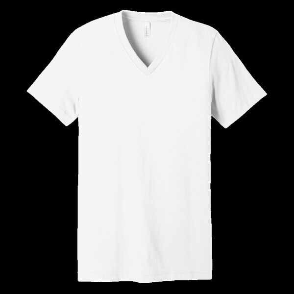 Unisex Jersey Short Sleeve V Neck Tee Thumbnail