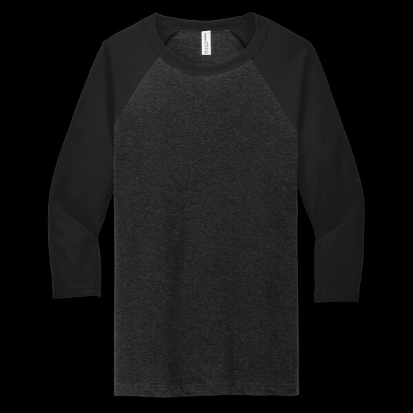 Unisex 3/4 Sleeve Baseball Tee Thumbnail