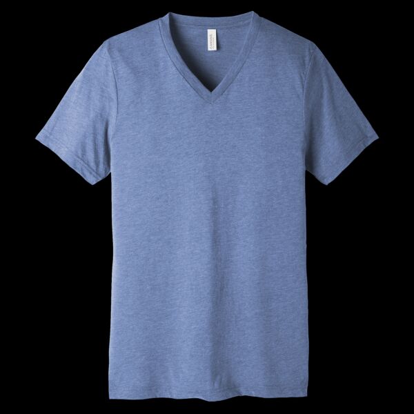 Unisex Triblend Short Sleeve V Neck Te Thumbnail
