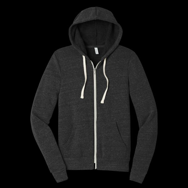 Unisex Triblend Sponge Fleece Full Zip Hoodie Thumbnail