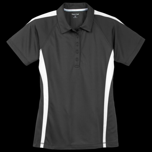 Ladies PosiCharge ® Micro Mesh Colorblock Polo Thumbnail