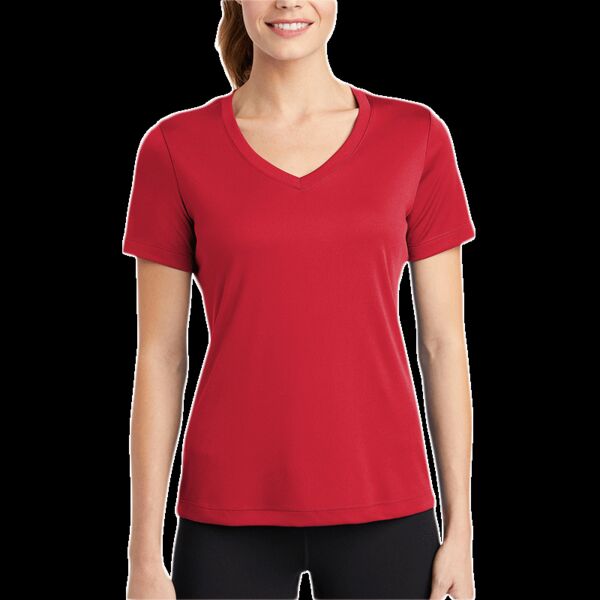 Ladies PosiCharge ® Competitor V Neck Tee Thumbnail