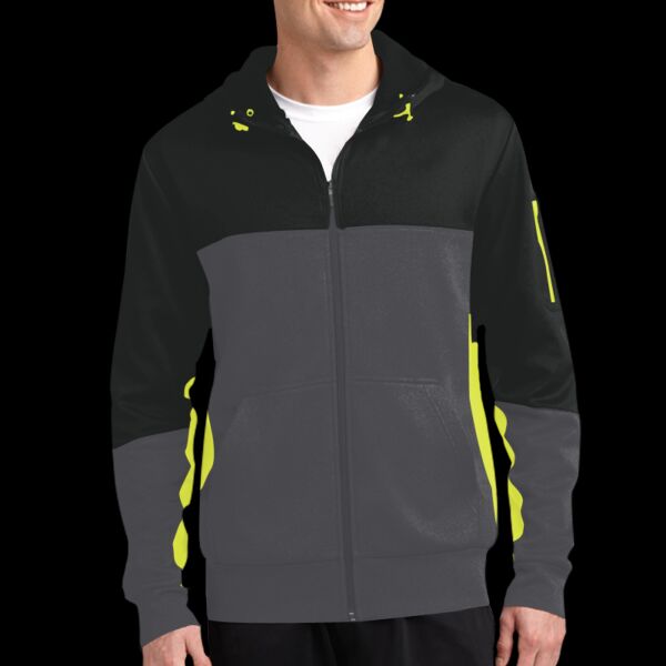 Tech Fleece Colorblock Full Zip Hooded Jacket Thumbnail