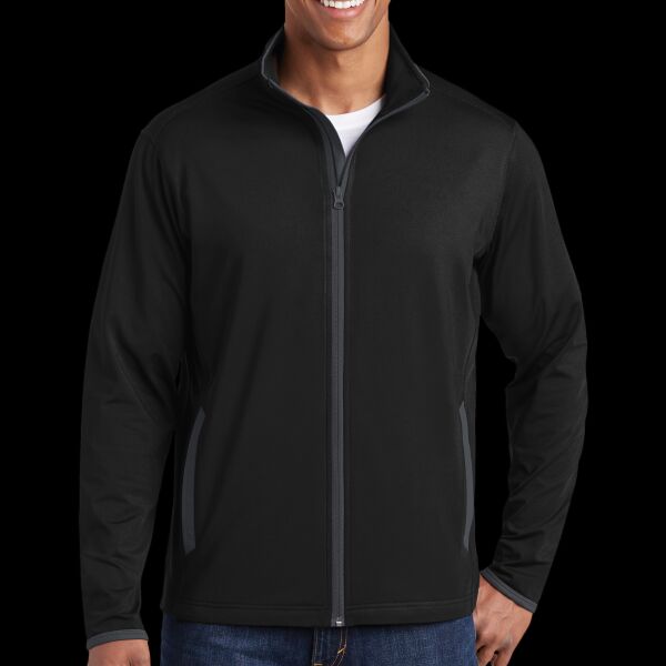 Sport Wick ® Stretch Contrast Full Zip Jacket Thumbnail