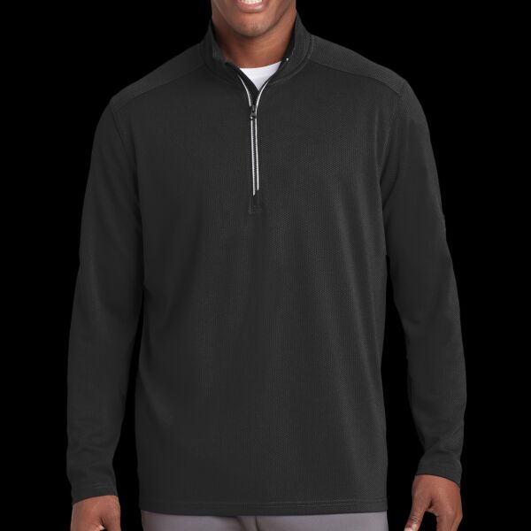 Sport Wick ® Textured 1/4 Zip Pullover Thumbnail
