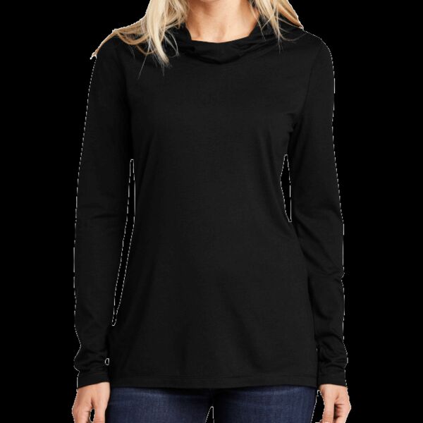 Women's PosiCharge ® Tri Blend Wicking Long Sleeve Hoodie Thumbnail